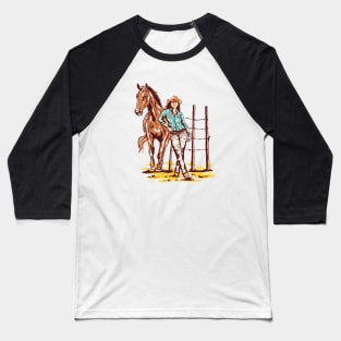 cowgirl Baseball T-Shirt